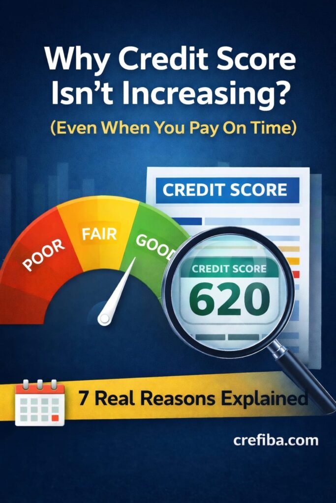Why Credit Score Isn’t Increasing (7 Real Reasons Explained)