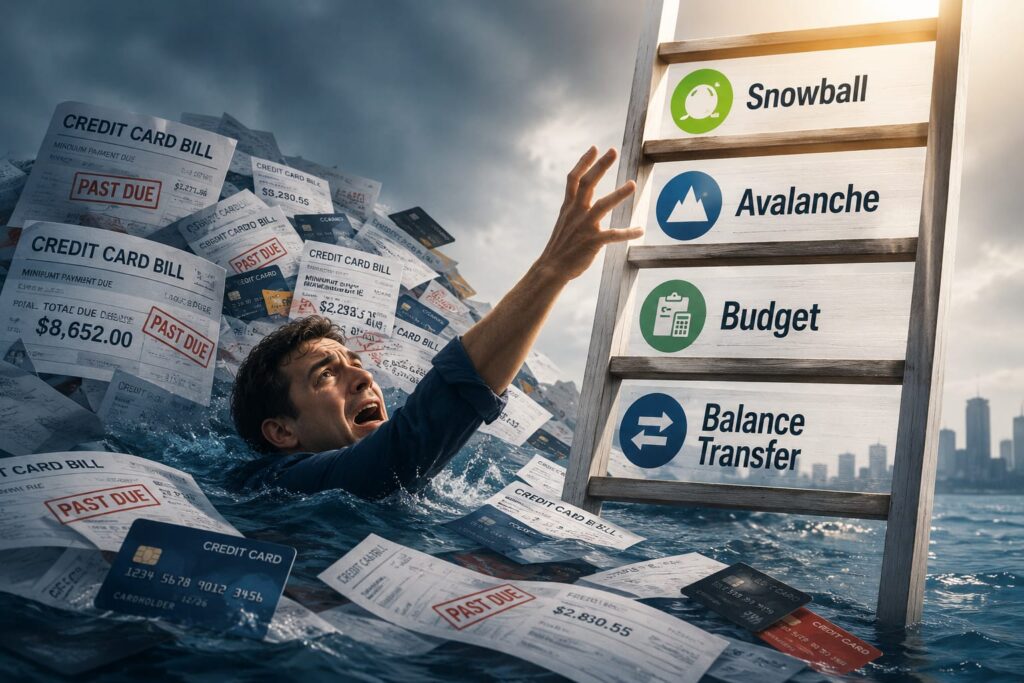 How to pay off credit card debt fast in the United States